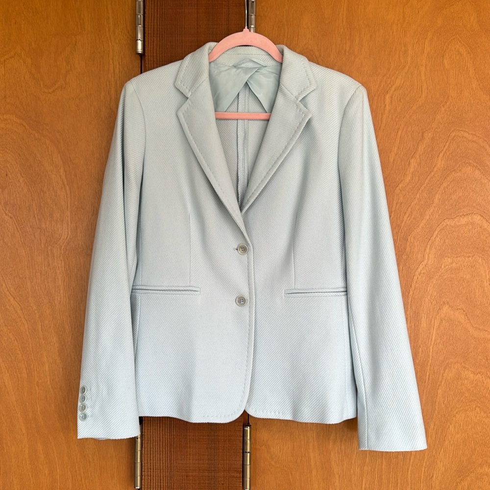 MaxMara light blue blazer
